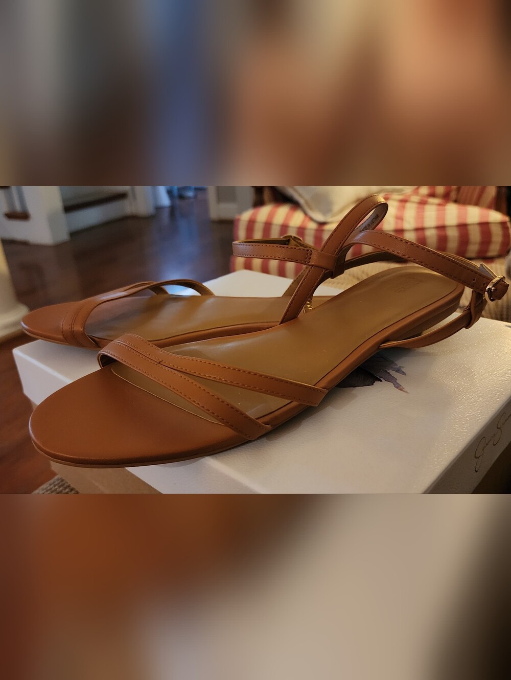 Nordstrom Brown Strappy Sandals